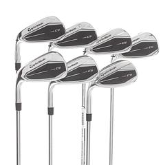 TaylorMade Qi Steel Mens Left Hand Irons 5-SW Regular - KBS Max MT 85 - Image 1