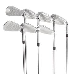 TaylorMade Qi Steel Mens Left Hand Irons 5-SW Regular - KBS Max MT 85 - Image 4