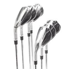 TaylorMade Qi Steel Mens Left Hand Irons 5-SW Regular - KBS Max MT 85 - Image 2