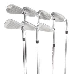 TaylorMade Qi Steel Mens Left Hand Irons 5-SW Regular - KBS Max MT 85 - Image 4