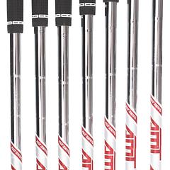 Titleist T350 2023 Steel Mens Left Hand Irons 5-GW Regular - True Temper AMT Red R300 - Image 7