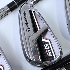 Taylormade M6 Irons / 5-PW+SW / Regular Flex Fujikura Atmos Orange 6 Shafts - Image 1