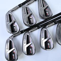 Taylormade M6 Irons / 5-PW+SW / Regular Flex Fujikura Atmos Orange 6 Shafts - Image 2