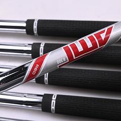 Left Hand Titleist T350 Irons / 5-PW+GW / Regular Flex AMT Red R300 Shafts - Image 5