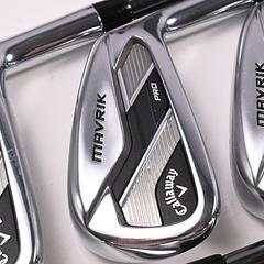 Callaway Mavrik Pro Irons / 5-PW+GW / Senior Flex Catalyst 50 Shafts - Image 1