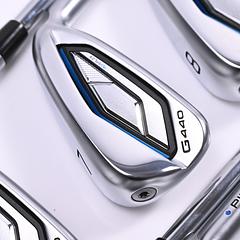 Ping G440 Irons / 6-PW+UW+56° / Blue Dot / Regular Flex Ping AWT 3.0 Shafts - Image 1