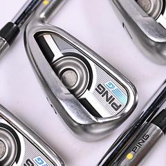 Ping G Series Irons / 5-PW+SW / Yellow Dot / Regular Flex Ping AWT 2.0 Shafts - Image 1