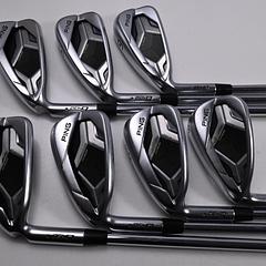 Left Hand Ping G430 Irons / 4-9i+45 / Green Dot / Regular Flex Ping AWT 2.0 - Image 2