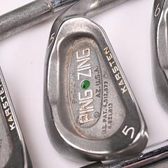 Ping Zing Irons / 4-PW / Green Dot / Stiff Flex Ping Shafts - Image 1