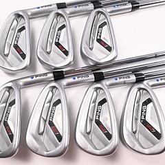 Ping i25 Irons / 4-PW / Blue Dot / Stiff Flex Ping CFS Shafts - Image 2