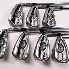 Ping G Series Irons / 4-PW / Yellow Dot / Regular Flex Ping AWT 2.0 Shafts - Image 2