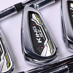 Cobra King Speedzone Irons / 5-PW+SW / Regular Flex KBS Tour 90 Shafts - Image 1