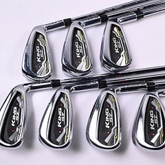 Cobra King Speedzone Irons / 5-PW+SW / Regular Flex KBS Tour 90 Shafts - Image 2