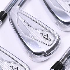 Callaway Elyte Irons / 4-PW+AW+GW+SW / Stiff Flex KBS Tour Lite Shafts - Image 1