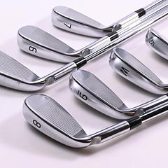Ping G430 Irons / 5-PW+45 Degree / Green Dot / Stiff Flex Ping AWT 2.0 Shafts - Image 4