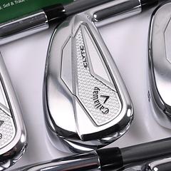 Callaway Elyte Irons / 6-PW+AW / Senior Flex Denali Charcoal 55 Shafts - Image 1