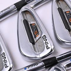 Ping S57 Irons / 3-PW / Blue Dot / Stiff Flex Dynamic Gold S300 Shafts - Image 1