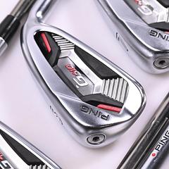 Ping G410 Irons / 5-PW+GW / Red Dot / Senior Flex  Shafts - Image 1