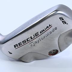 Left Hand Taylormade Rescue Dual #4 Hybrid / 22 Degree / Regular Flex TM 65 - Image 1
