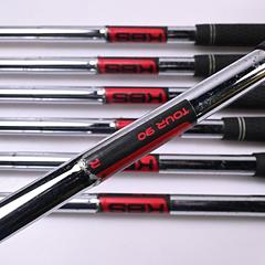 Cobra King Speedzone Irons / 5-PW+GW / Regular Flex KBS Tour 90 Shafts - Image 5