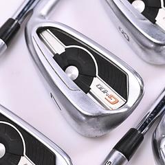 Ping G400 Irons / 6-PW+UW+SW+LW / Blue Dot / Regular Flex Ping AWT 2.0 Shafts - Image 1