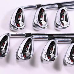Ping G410 Irons / 5-PW+GW / Red Dot / Regular Flex Dynamic Gold 105 R300 Shafts - Image 2