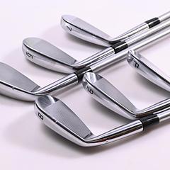 Cobra King Forged CB/MB Silver Irons / 5-PW / Stiff Flex KBS Tour C-Taper 120 - Image 4