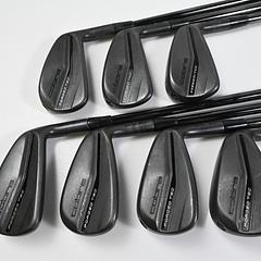 Cobra King Forged Tec 2023 Black Irons / 4-PW / Stiff Flex KBS $-Taper Lite 100 - Image 2