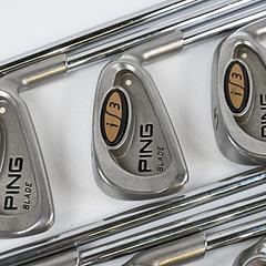 Ping i3 Irons / 2-PW / White Dot / Stiff Flex Steel Shafts - Image 1