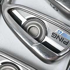 Ping G Series Irons / 4-PW / White Dot / Regular Flex Ping AWT 2.0 Shafts - Image 1