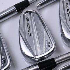 Cobra King CB/MB Irons / 4-PW+GW / X-Flex KBS Tour C-Taper 130 Shafts - Image 1