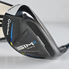 Taylormade SIM2 Max #4 Hybrid / 22 Degree / Regular Flex Fujikura Ventus Blue 6 - Image 1