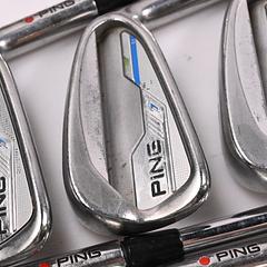 Ping i-Series E1 Irons / 4-PW / Red Dot / Stiff Flex Dynamic Gold S300 Shafts - Image 1