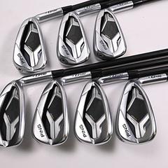 Ping G430 Irons / 5-PW+45° / Green Dot / Stiff Flex Ping Alta CB Black AWT - Image 2