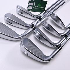 Ping G440 Irons / 6-PW+UW+SW / Blue Dot / Regular Flex Ping AWT 3.0 Shafts - Image 4