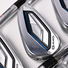 Ping G440 Irons / 5-PW / Orange Dot / Stiff Flex Dynamic Gold Mid 100 S300 - Image 1