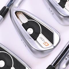 Ping G400 Irons / 4-PW+GW+SW / Black Dot / Regular Flex Ping AWT 2.0 Shafts - Image 1