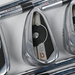 Ping G400 Irons / 5-PW+GW+SW / Orange Dot / Regular Flex Ping AWT 2.0 Shafts - Image 1
