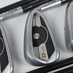 Ping G400 Irons / 4-PW+SW / Red Dot / Senior Flex Ping Alta CB Shaft - Image 1
