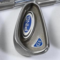 Ping G5 Irons / 3-PW+SW / White Dot / Regular Flex Ping Shafts - Image 1