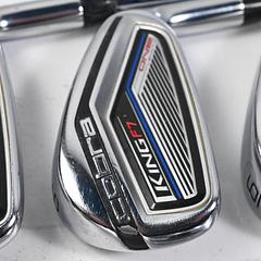Cobra King F7 One Length Irons / 4-PW / Stiff Flex KBS Tour FLT 120 Steel Shafts - Image 1