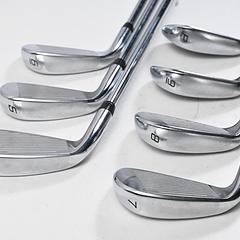 Cobra King F7 One Length Irons / 4-PW / Stiff Flex KBS Tour FLT 120 Steel Shafts - Image 4