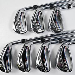 Cobra King F7 One Length Irons / 4-PW / Stiff Flex KBS Tour FLT 120 Steel Shafts - Image 2