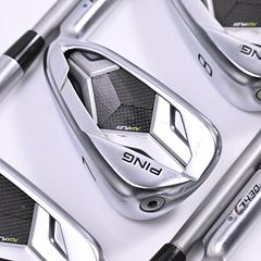 Ping G430 Irons / 6-PW+45+54° / Blue Dot / Senior Flex Ping Alta Quick 45 Shafts - Image 1