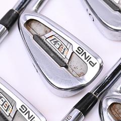 Ping S57 Irons / 3-PW / Blue Dot / Stiff Flex Dynamic Gold S300 Shafts - Image 1