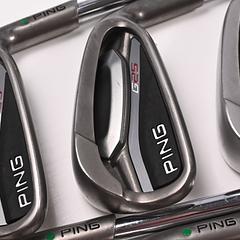 Ping G25 Irons / 5-PW+UW+SW+LW / Green Dot / Stiff Flex Ping CFS Shafts - Image 1