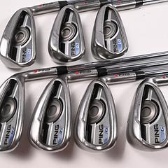 Ping G Series Irons / 5-PW+UW / Red Dot / Regular Flex Ping AWT 2.0 Shafts - Image 2