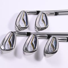 Ladies Taylormade Kalea Gold Irons / 7-PW+SW / Senior Flex Speeder NX TCS 50 - Image 2