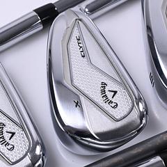 Callaway Elyte X Irons / 4-PW / Stiff Flex True Temper Denali Charcoal 75 Shafts - Image 1