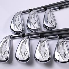 Callaway Elyte X Irons / 4-PW / Stiff Flex True Temper Denali Charcoal 75 Shafts - Image 2